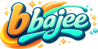 b bajee নীল লোগো